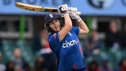 England's Nat Sciver-Brunt hits record century in her 100th ODI England's Nat Sciver-Brunt hits record century in her 100th ODI