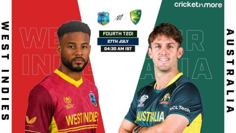 வெஸ்ட் இண்டீஸ் vs ஆஸ்திரேலியா, நான்காவது டி20 - ஃபேண்டஸி லெவன் டிப்ஸ் & உத்தேச லெவன்!
