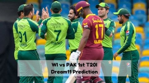 வெஸ்ட் இண்டீஸ் vs பாகிஸ்தான், முதல் டி20 - ஃபேண்டஸி லெவன் டிப்ஸ் & உத்தேச லெவன்!