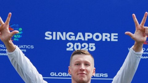 Germany's Wellbrock rediscovers joy with historic gold haul at World Aquatics C'ships