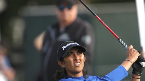 Golf: Aditi Ashok lies seventh at halfway mark in Evian Championship