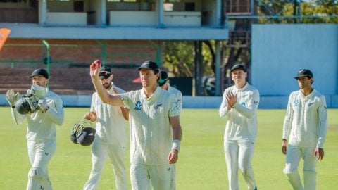 Henry claims 6-39 as New Zealand bundle out Zimbabwe for 149; Conway scores fifty