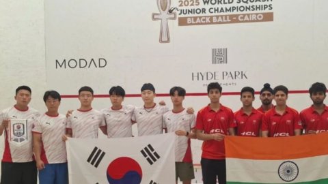 Indian boys stun Korea to storm into semis in team competition at World Junior Squash