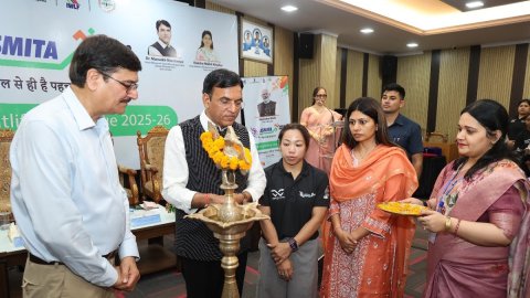 Mansukh Mandaviya kicks off Weightlifting League, says ‘Mirabai Chanu is the perfect role model’
