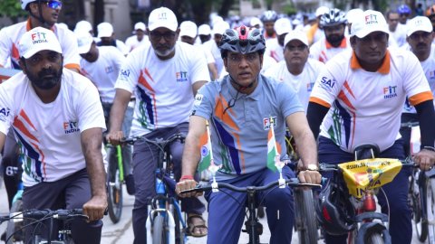 Mansukh Mandaviya to lead Fit India Sundays on Cycle in Varanasi to combat youth addiction