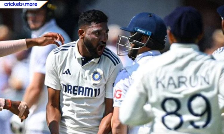 ICC ने लगाया मोहम्मद सिराज पर तगड़ा जुर्माना, सेलिब्रेट करते वक्त डकेट को मारा था कंधा ICC ने लगाया मोहम्मद सिराज पर तगड़ा जुर्माना, सेलिब्रेट करते वक्त डकेट को मारा था कंधा