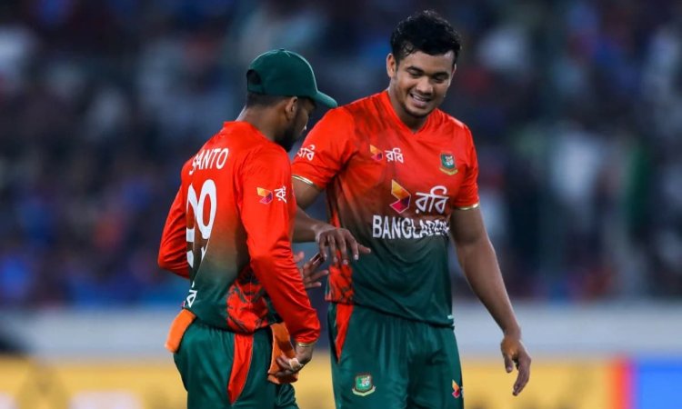 SL vs BAN: Najmul Hossain Shanto dropped from Bangladesh’s T20I squad SL vs BAN: வங்கதேச டி20 அணி அறிவிப்பு; நஜ்முல் ஹொசைன் சாண்டோ நீக்கம்!