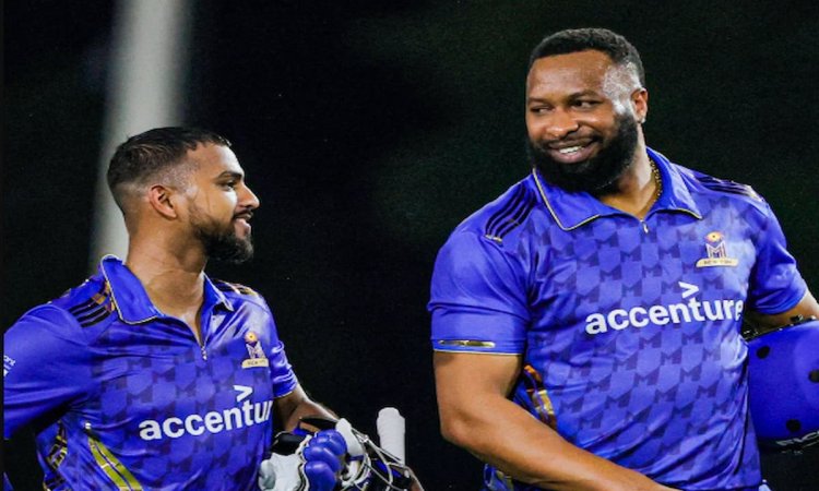 MLC 2025: MI New York beat Los Angeles Knight Riders by 6 runs எம்எல்சி 2025: நைட் ரைடர்ஸை வீழ்த்தி பிளே ஆஃப் வாய்ப்பை உறுதிசெய்தது நியூயார்க்