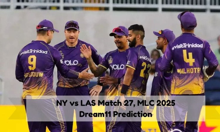 NY vs LAS: Dream11 Prediction, MI New York vs Los Angeles Knight Riders Dream11 Team MLC 2025 Match எம்எல்சி 2025: எம்ஐ நியூயார்க் vs லாஸ் ஏஞ்சல்ஸ் நைட் ரைடர்ஸ் - ஃபேண்டஸி லெவன் டிப்ஸ் & உத்தேச லெவன்!
