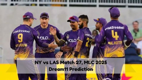 NY vs LAS Dream11 Prediction Match 27, MLC 2025