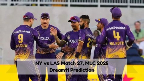 எம்எல்சி 2025: எம்ஐ நியூயார்க் vs லாஸ் ஏஞ்சல்ஸ் நைட் ரைடர்ஸ் - ஃபேண்டஸி லெவன் டிப்ஸ் & உத்தேச லெவன்!