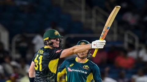 Australia beat the West Indies by 3 wickets in the 1st T20I WI vs AUS, 1st T20I: க்ரீன், ஓவன் அதிரடியில் விண்டிஸை வீழ்த்தியது ஆஸ்திரேலியா!