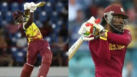 Rovman Powell Surpasses Chris Gayle Becomes West Indies 2nd Highest T20i Run Getter கிறிஸ் கெயில் சாதனையை முறியடித்த ரோவ்மன் பாவெல்!