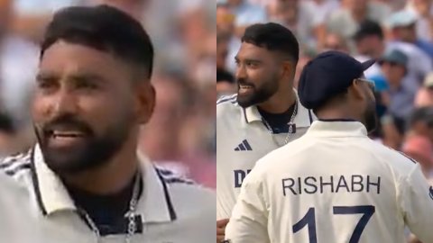 VIDEO: 'पहले मार रहा है फिर....'ऋषभ पंत ने लिए मोहम्मद सिराज के मज़े