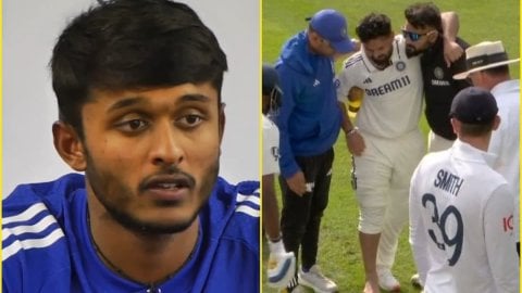 Rishabh Pant की Injury पर Sai Sudharsan ने दिया बड़ा अपडेट, बोले- 'वो बहुत ज्यादा दर्द में थे'