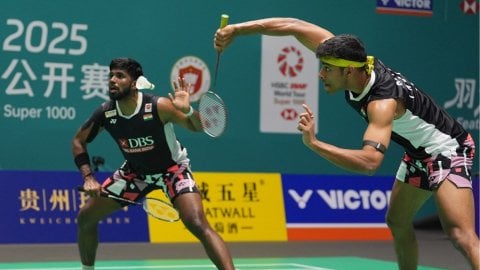 Satwik-Chirag return to top 10; Unnati attains career-high BWF rankings