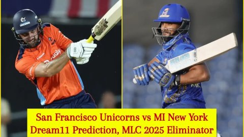 SF vs NY Dream11 Prediction, MLC 2025: मैथ्यू शॉर्ट को बनाएं कप्तान, ये 4 घातक बैटर ड्रीम टीम में कर