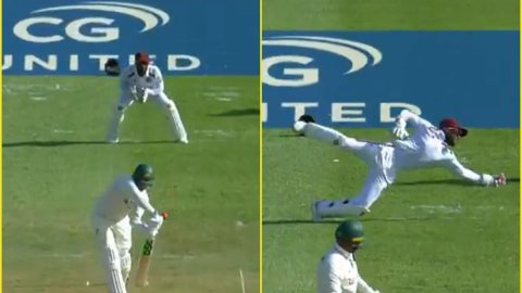ये नहीं देखा तो कुछ नहीं देखा, Shai Hope ने एक हाथ से पकड़ा Usman Khawaja का महाबवाल कैच; देखें VIDE ये नहीं देखा तो कुछ नहीं देखा, Shai Hope ने एक हाथ से पकड़ा Usman Khawaja का महाबवाल कैच; देखें VIDE