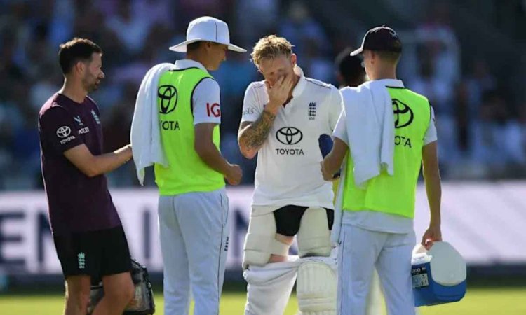 Ben Stokes’s injury cloud a worry for England in Lord’s test பென் ஸ்டோக்ஸ் கம்பேக் கொடுப்பார் என்று நம்புகிறேன் - ஒல்லி போப்