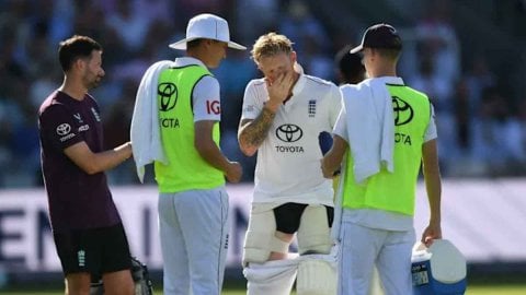 Ben Stokes’s injury cloud a worry for England in Lord’s test பென் ஸ்டோக்ஸ் கம்பேக் கொடுப்பார் என்று நம்புகிறேன் - ஒல்லி போப்