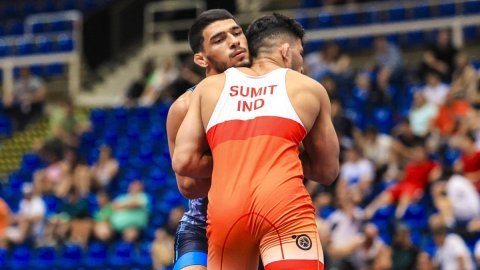 Sumit wins silver as Indian Greco-Roman wrestlers make significant improvement in Budapest