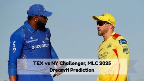 TEX vs NY: Dream11 Prediction, Texas Super Kings vs MI New York Dream11 Team Challenger, MLC 2025 எம்எல்சி 2025: டெக்ஸாஸ் சூப்பர் கிங்ஸ் vs எம்ஐ நியூயார்க் - ஃபேண்டஸி லெவன் டிப்ஸ் & உத்தேச லெவன்!
