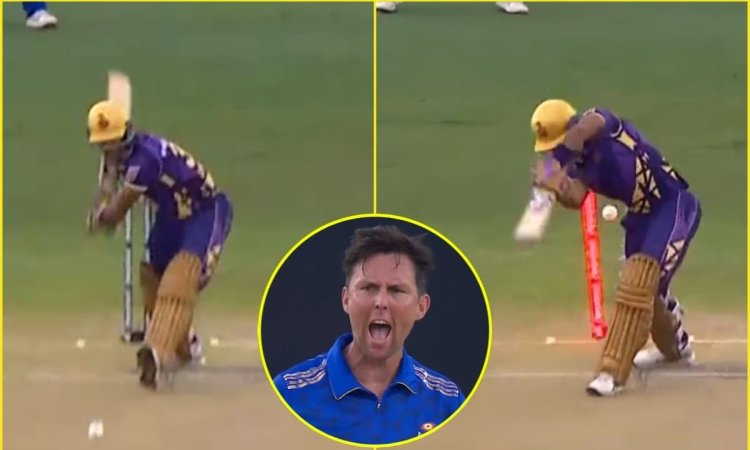Watch-Trent Boult Clean Bowled Unmukt Chand In Las Vs Ny முதல் பந்திலேயே உன்முக்த் சந்தை க்ளீன் போல்டாக்கிய ட்ரென்ட் போல்ட் - காணொளி