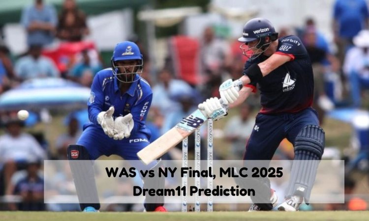 WAS vs NY Dream11 Prediction Match Final, MLC 2025
