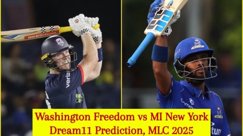 WAS vs NY Dream11 Prediction, MLC 2025: मिशेन ओवेन या निकोलस पूरन, किसे बनाएं कप्तान? यहां देखें Fan