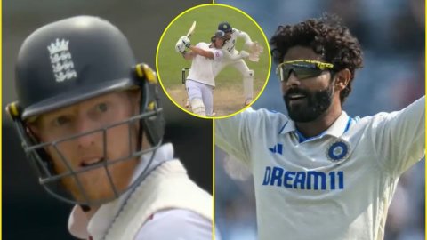 Ben Stokes की आंखों में दिखे अंगार, Ravindra Jadeja को गुस्से से मारा छक्का; देखें VIDEO