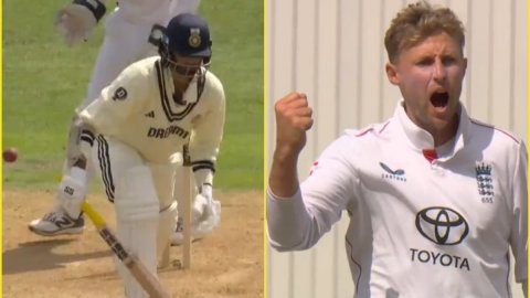 Joe Root ने हिला दी Washington Sundar की जड़े, करिश्माई गेंद डालकर कर दी दिमाग की बत्ती गुल; देखें V