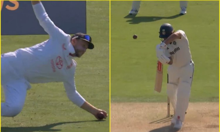 Karun Nair का टूटा दिल, Joe Root ने स्लिप पर एक हाथ से पकड़ा ऐसा बेमिसाल कैच; देखें VIDEO Karun Nair का टूटा दिल, Joe Root ने स्लिप पर एक हाथ से पकड़ा ऐसा बेमिसाल कैच; देखें VIDEO