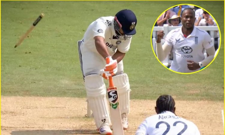 Watch -Jofra Archer Clean Bowled Rishabh Pant In Vs Ind 3rd Test ரிஷப் பந்தை க்ளீன் போல்டாக்கிய ஜோஃப்ரா ஆர்ச்சர் - காணொளி