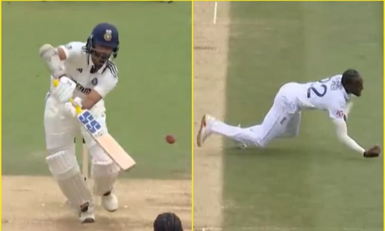 Jofra Archer ने करिश्मे को दिया अंजाम, एक हाथ से पकड़ा Lord's टेस्ट का बेस्ट कैच; आप भी देखिए VIDEO Jofra Archer ने करिश्मे को दिया अंजाम, एक हाथ से पकड़ा Lord's टेस्ट का बेस्ट कैच; आप भी देखिए VIDEO