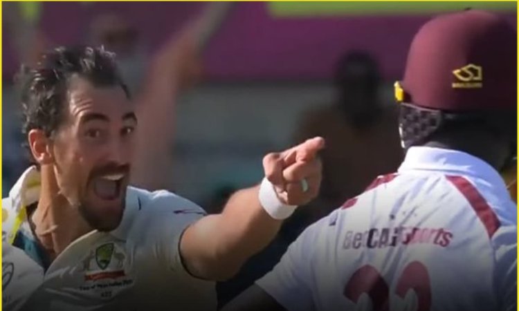Mitchell Starc ने Jayden Seales की निकाली अकड़, क्लीन बोल्ड करके लिया बदला; देखें VIDEO Mitchell Starc ने Jayden Seales की निकाली अकड़, क्लीन बोल्ड करके लिया बदला; देखें VIDEO