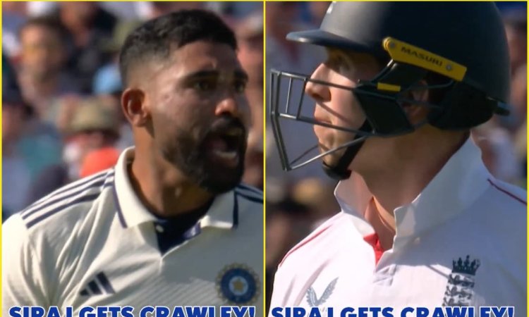 DSP सिराज के सामने नहीं चली Zak Crawley की हीरोगिरी, रफ्तार से बवाल मचाकर किया OUT; देखें VIDEO DSP सिराज के सामने नहीं चली Zak Crawley की हीरोगिरी, रफ्तार से बवाल मचाकर किया OUT; देखें VIDEO