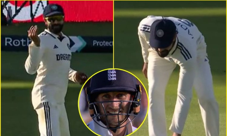 VIDEO: Ravindra Jadeja ने लिए Joe Root के मज़े, जमीन पर बॉल रखकर इशारों में बोले- 'हिम्मद है तो ले ल