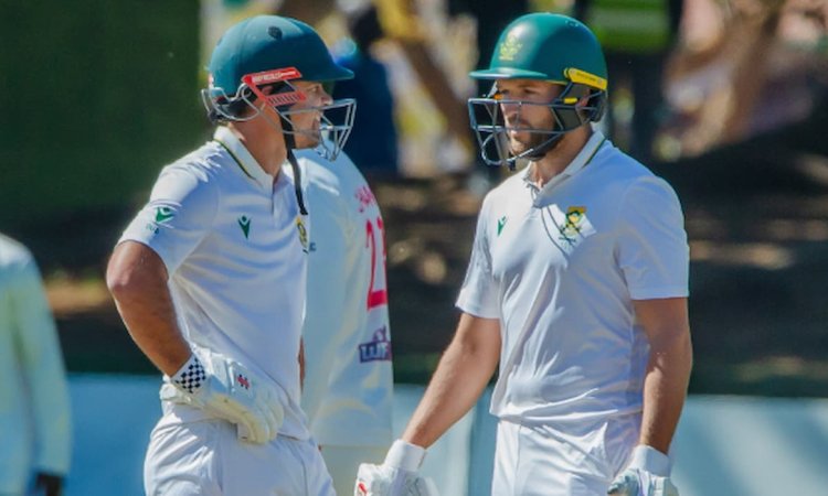 2nd Test, Day 1: Wiaan Mulder powering South Africa to a formidable first-innings total of 465/4 2nd Test, Day 1: இரட்டை சதமடித்து மிரட்டியா வியான் முல்டர்; வலிமையான நிலையில் தென் ஆப்பிரிக்கா!
