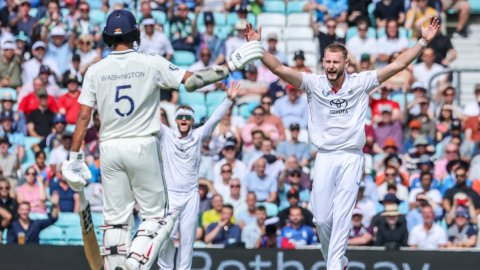 5th Test: Gus Atkinson bags five-wicket haul as England bowl India out for 224