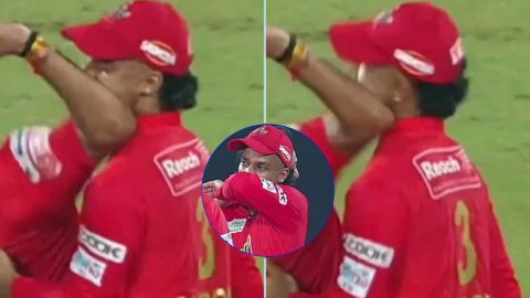 VIDEO: विकेट का जश्न बन गया मज़ेदार हादसा! इस गेदबाज का कोहनी वाला सेलिब्रेशन सीधे लगा Ayush Badoni 