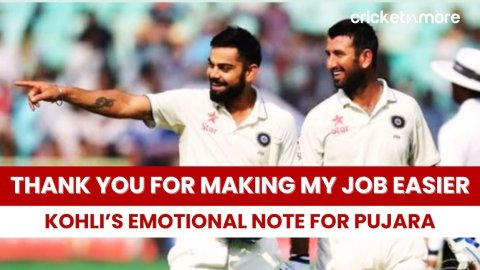 Losing Kohli, Pujara quickly put pressure on India: Tendulkar Thank you for making my job easier at 4 pujji: Kohli's post for retired Pujara