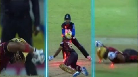 CPL 2025: स्टंप आउट के बाद बेकाबू हुए निकोलस पूरन, पिच पर ही हाथ पीट-पीटकर निकाली भड़ास; देखिए VIDEO