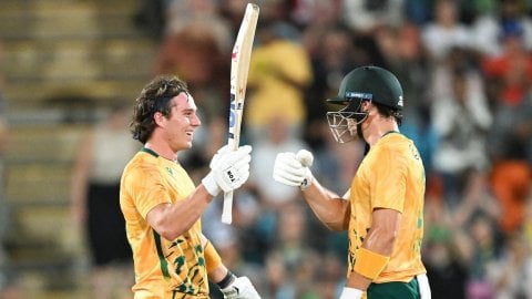 2nd T20I: Brevis' historic 125 leads Proteas to 57-run win over Australia, levels series 1-1