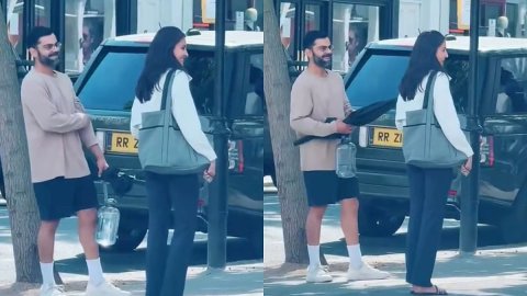 VIDEO: फैन्स के बीच एक बार फिर छाए विराट-अनुष्का, लंदन की सड़कों पर दिखे साथ घूमते और लोगों से गुफ्त