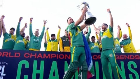 एबी डीविलियर्स ने SA चैंपियंस को जिताया WCL टूर्नामेंट, फाइनल में पाकिस्तान को 9 विकेट से रौंदा
