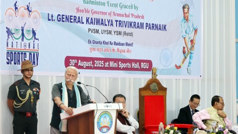 Arunachal youth bringing glory to nation with extraordinary feats at national, int'l levels: Guv