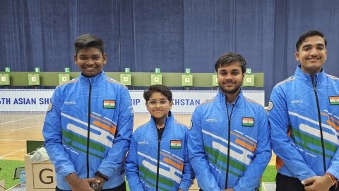 Asian Shooting C'ships: Girish Gupta's gold helps India end opening day at Shymkent with two gold, t