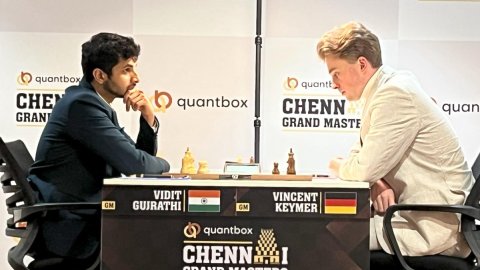 Chennai Grand Masters 2025: Vincent Keymer held to second successive draw by Vidit; retains lead pas