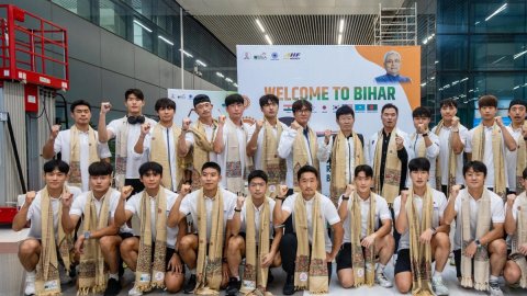 Defending champions Korea arrive in Bihar for Men's Hockey Asia Cup