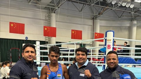 Dhruv Kharb, Uday Singh shine on day two of Belt and Road Boxing tournament